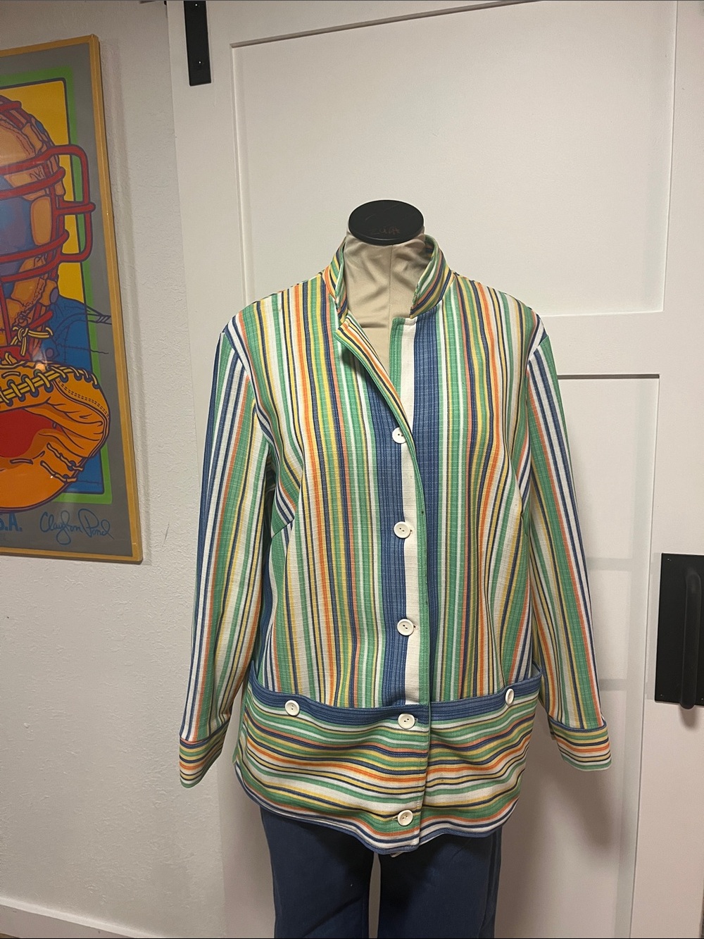 Vintage Lane Bryant Polyester Smock Jacket